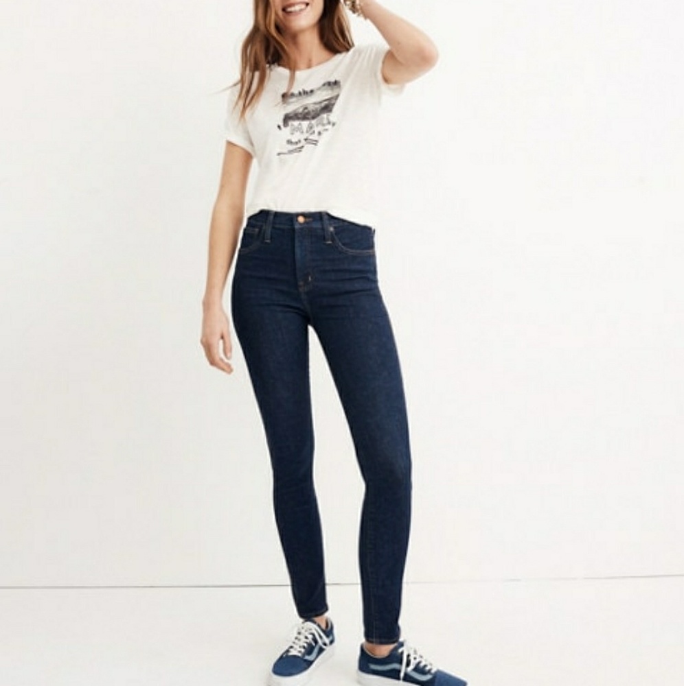 10" High-Rise Skinny Jeans in Lucille Wash